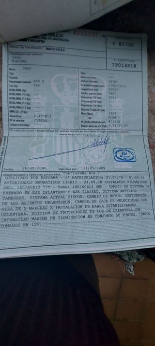 SEAT Seat 600 Sport Especial 1970