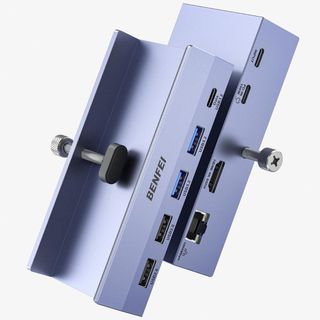 Hub USB-C BENFEI 8 en 1 acoplable a escritorio