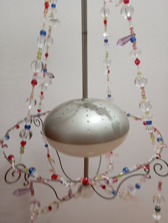 Lampara colgante infantil multicolor