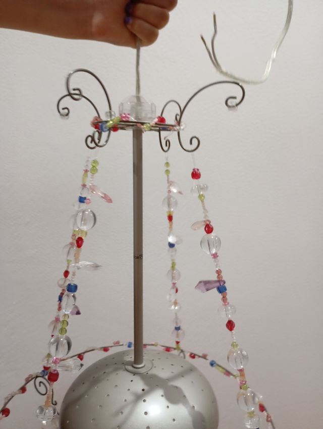 Lampara colgante infantil multicolor