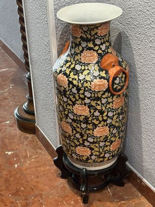 Jarrón porcelana chino - Decorativo