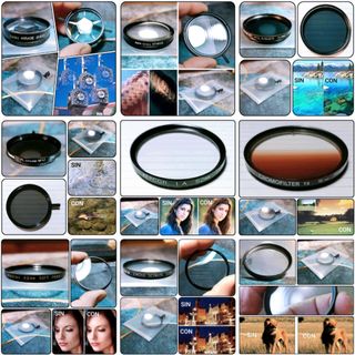 Foto filtros varios efectos, rosca 49, 52 y 58mm