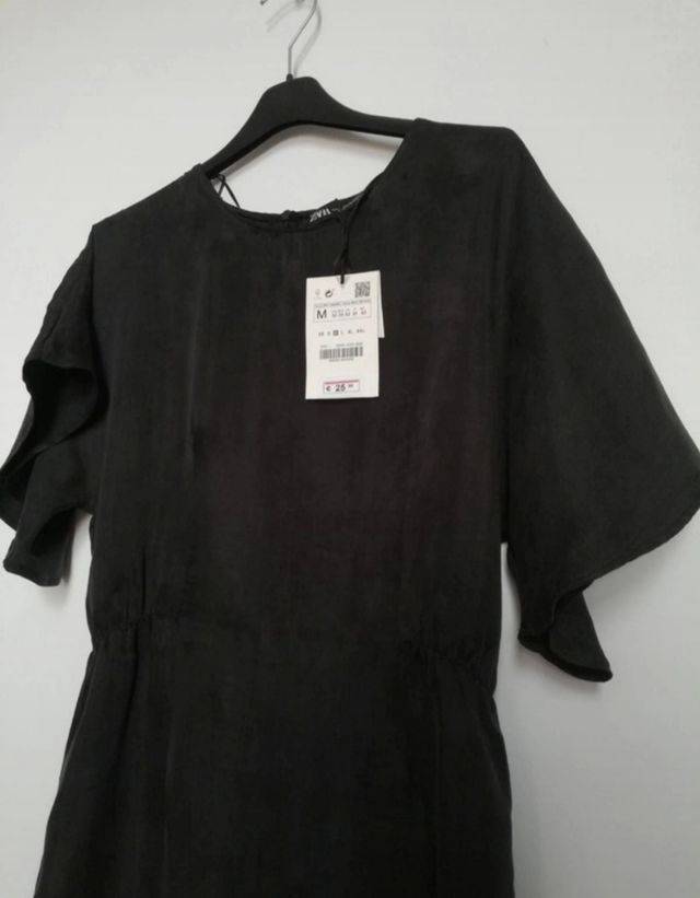Vestido Zara negro M - nuevo