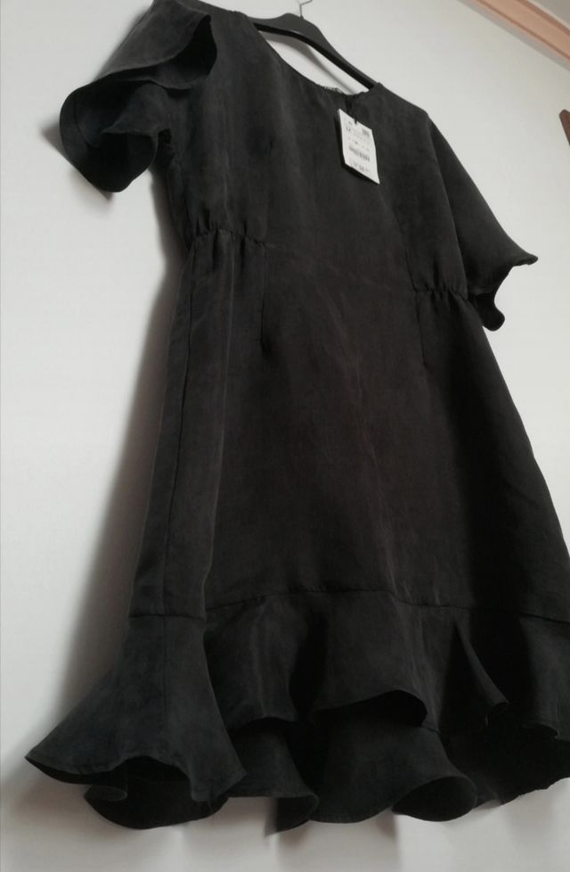 Vestido Zara negro M - nuevo