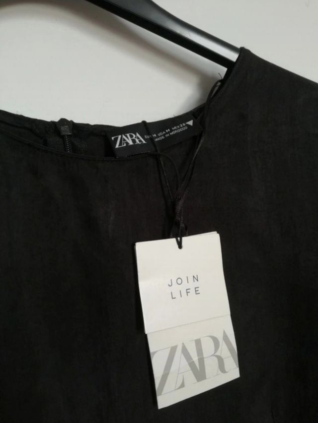 Vestido Zara negro M - nuevo