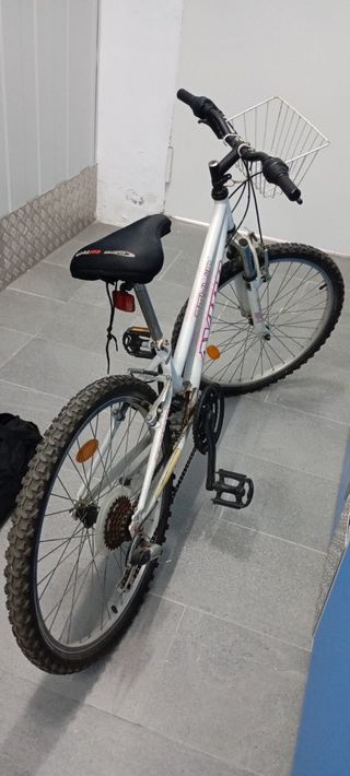 Bicicleta niña 26" 6v, sillin gel
