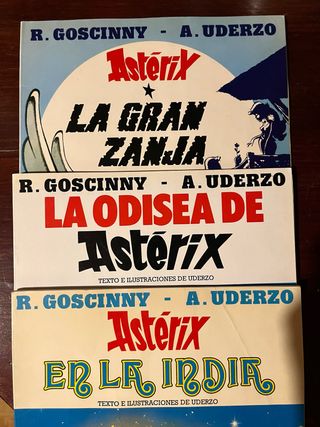 3 Asterix tapa blanda  Tres numeros por 10 euros
