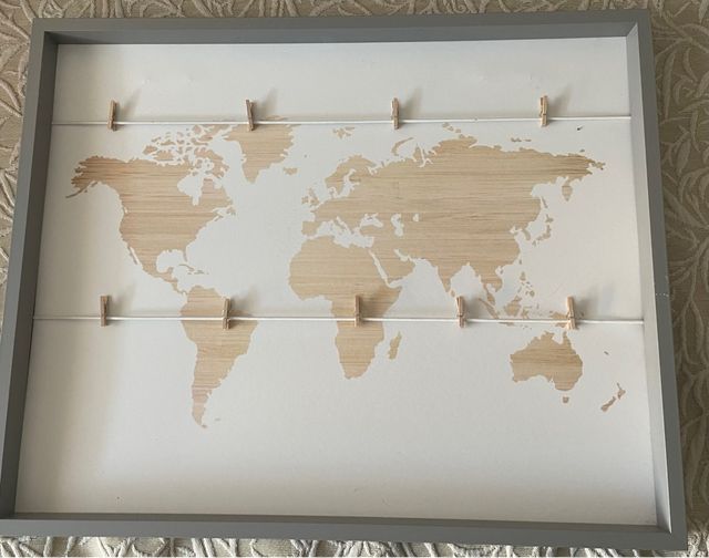 marco fotos mapa mundo - Decoración hogar