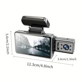 Cámara Coche Dual Dashcam