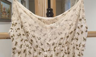 Camisón blanco con flores