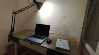 Lámpara escritorio negra - Metal