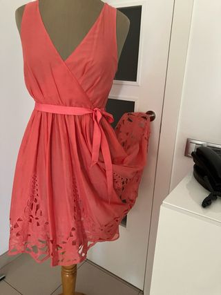 Vestido Massimo Dutti rosa - Talla M