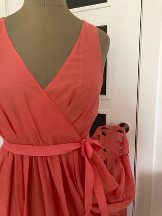 Vestido Massimo Dutti rosa - Talla M