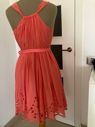 Vestido Massimo Dutti rosa - Talla M