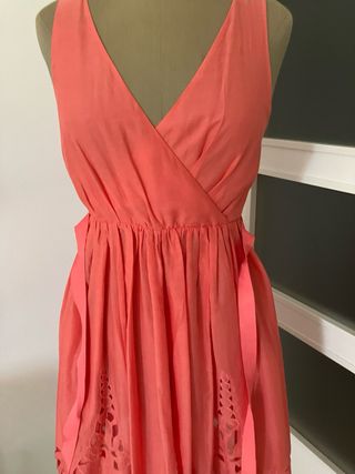 Vestido Massimo Dutti rosa - Talla M