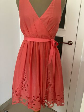 Vestido Massimo Dutti rosa - Talla M