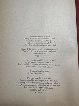 Harry Potter Y La Piedra Filosofal