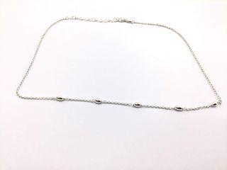 cadena plata 925mm 22cm