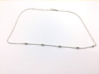 cadena plata 925mm 22cm