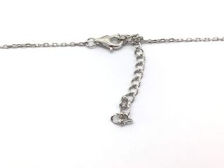 collar plata 925mm con piedra con circonita 19 5cm