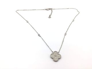 collar plata 925mm con piedra con circonita 19 5cm