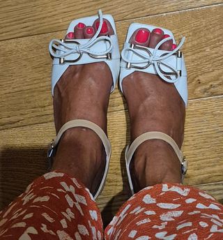 Sandalias Dansi Piel Blancas - 36