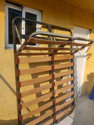 Somier Reclinable madera-hierro