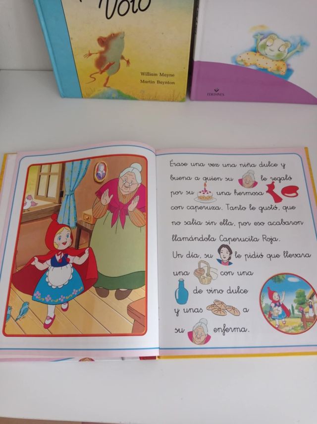 Lote de tres cuentos infantiles para niños