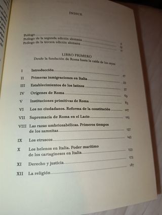 Historia de Roma I. Theodor Mommsen