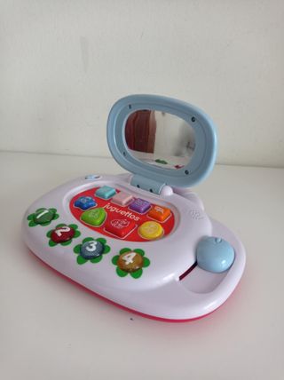 Juguete ordenador portátil para bebés luz y sonido