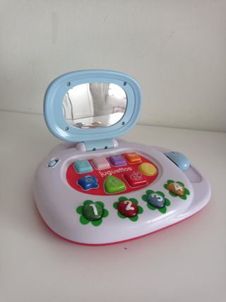 Juguete ordenador portátil para bebés luz y sonido