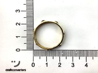 anillo oro 18k con piedra con circonita t. 20 (19,1 mm)