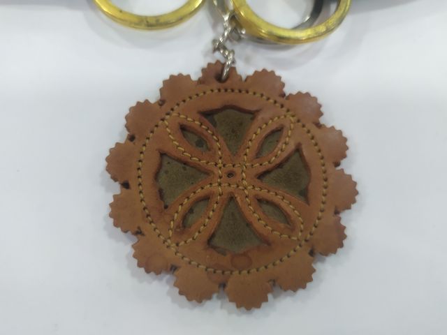 Llavero cuero artesanal