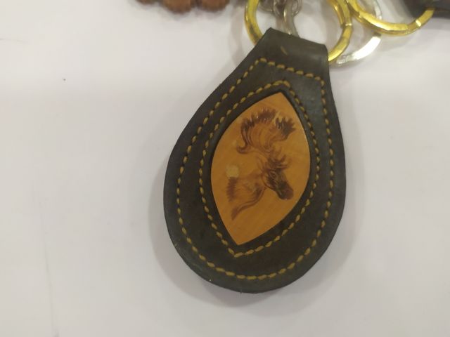 Llavero cuero con alce