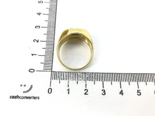 sello oro 18k con piedra
