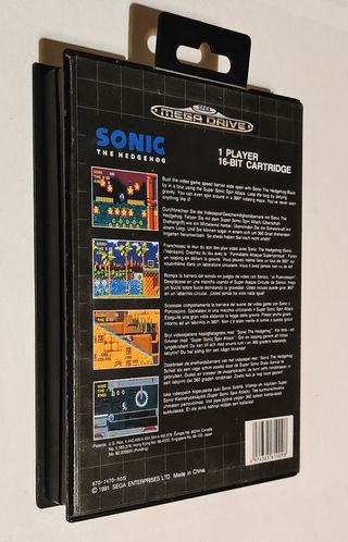 1991 SONIC THE HEDGEHOD COMPLETO 