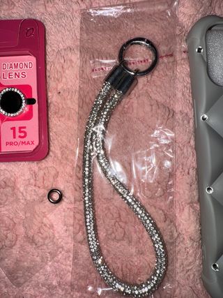 Funda iPhone 15 Pro Max gris - 3 piezas