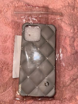 Funda iPhone 15 Pro Max gris - 3 piezas