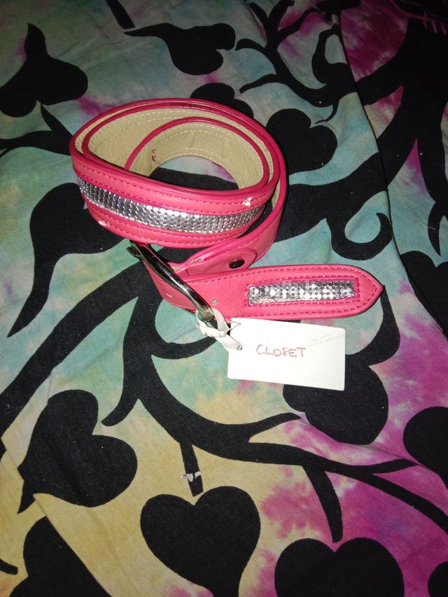 Cinturón rosa mujer - Closet
