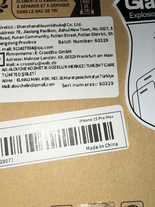 Protectores de pantalla para iPhone 15 Pro Max