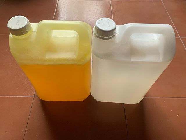 2 Garrafas Líquido Máquinas Burbujas