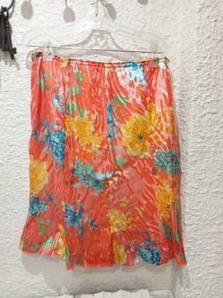 Conjunto falda y blusa estampado floral