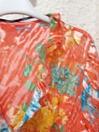 Conjunto falda y blusa estampado floral