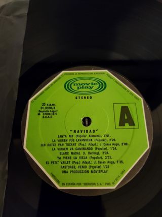 Disco Vinilo Aniguo Nadal Navidad Nadal