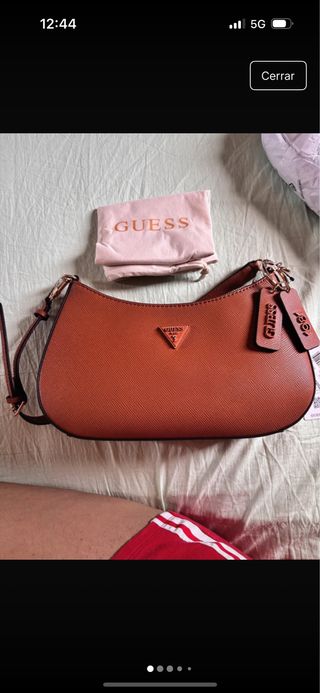 Bolso GUESS marrón - bandolera