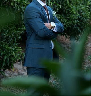 Traje verde hombre - elegante para Boda