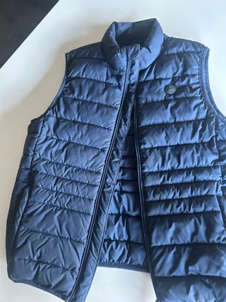 Chaleco acolchado niño marino. Talla 10/12
