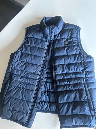 Chaleco acolchado niño marino. Talla 10/12

