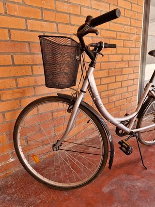 Bicicleta paseo, plata