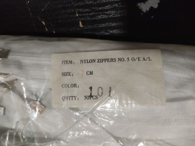 Cremalleras Nylon - 50uds